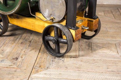 cast iron wheels engine table